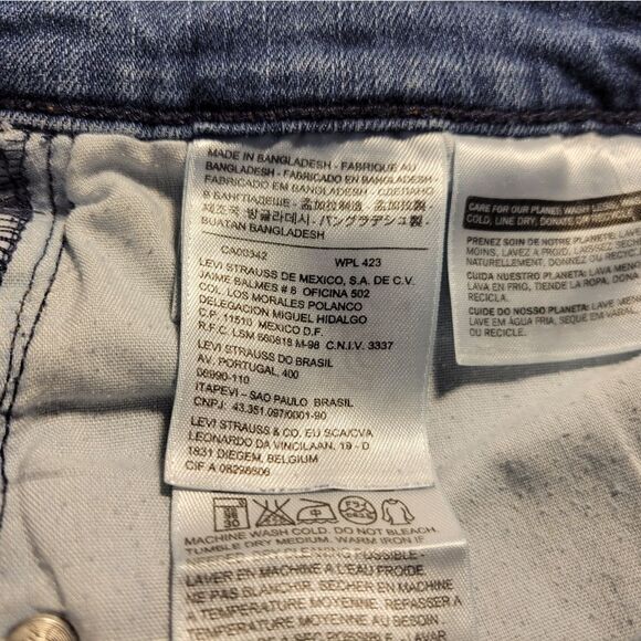 Levi's jeans Capris Women's 8 Pre-owned - Picture 5 of 6